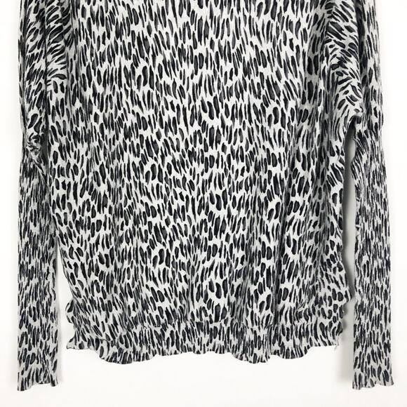 Sweet RomeovAnimal Print Sweater Size Small - Picture 4 of 10